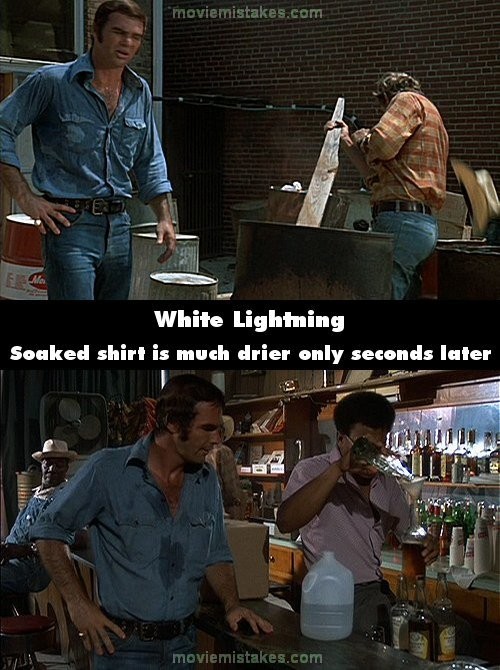 Phim White Lightning, chiếc áo ướt đẫm mồ hôi của Gator đã khô đi rất nhiều chỉ sau một vài giây